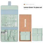 16 PCS Stainless Steel Manicure Pedicure Set – Professional Nail Grooming Kit